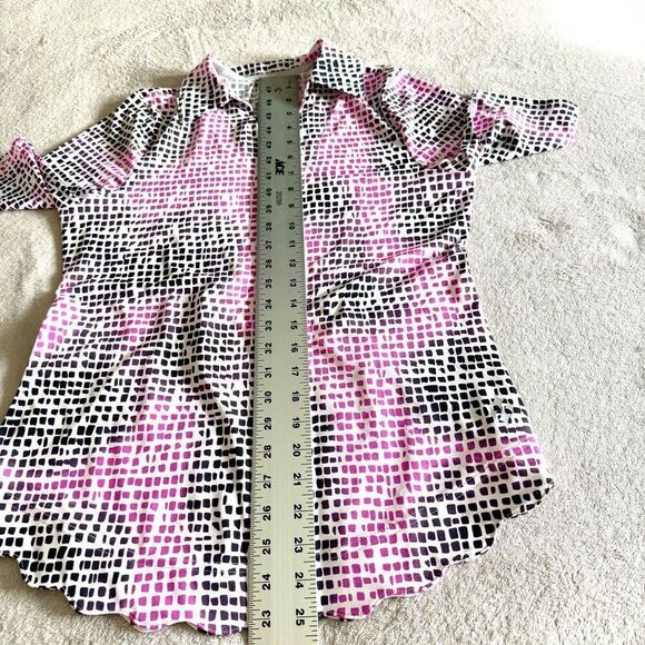 NWOT JoFit Women's Scallop Hem V-Neck Active Athletic Collared Polo - Picture 8 of 10